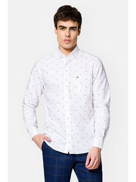 Lancerto Lancerto Koszula KO073123000006 Biały Slim Fit