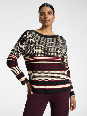 Elena Mirò Elena Mirò Maglione M051Z000813N0C1 Bordeaux Boxy Fit