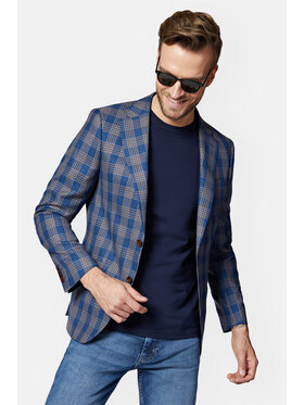 Lancerto Lancerto Marynarka Jersey MA099123000010 Niebieski Slim Fit