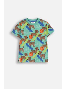 Coccodrillo Coccodrillo T-Shirt ZC5143202ABK-011 Zielony Regular Fit