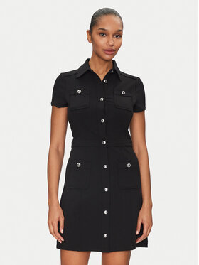 Guess Guess Košilové šaty W5GK70 KCBO2 Černá Regular Fit