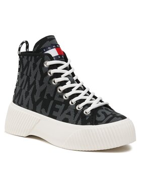 Tommy Jeans Tommy Jeans Sneakersy Vulc Knitted Mc EN0EN02141 Czarny