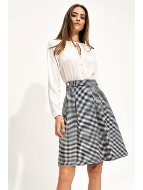 NIFE NIFE Spódnica midi SP68 Czarny Regular Fit