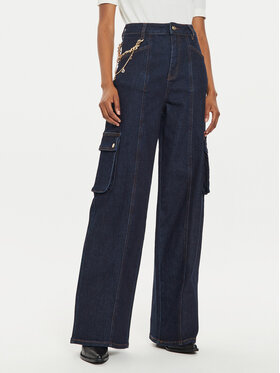 Gaudi Gaudi Blugi 421BD26014 Bleumarin Wide Leg