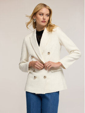 Motivi Motivi Giacca di transizione Q765Q101002N0R2 Bianco Regular Fit