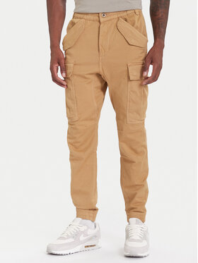 Alpha Industries Alpha Industries Joggers kalhoty Airman 188201 Béžová Tapered Fit