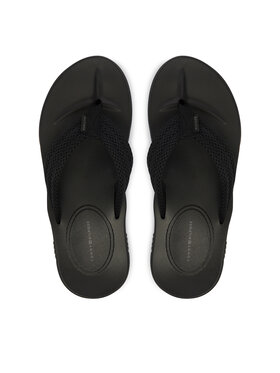 Tommy Hilfiger Tommy Hilfiger Čības uz pirksta Molded Padded Hilfiger B Sandal FM0FM05901 Melns