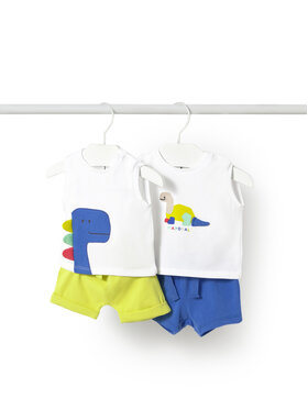 Mayoral Mayoral Completo top e pantaloncini 1625 Multicolore Regular Fit