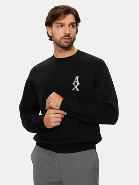 Armani Exchange Armani Exchange Pullover 6DZM6H ZM5BZ 1200 Schwarz Regular Fit