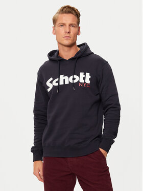 SCHOTT N.Y.C. SCHOTT N.Y.C. Džemperis SWHOOD Tamsiai mėlyna Regular Fit