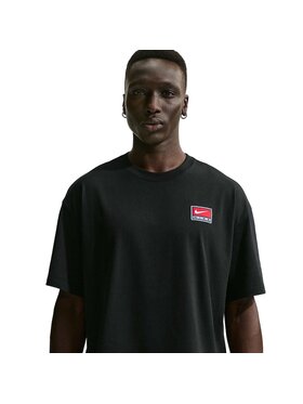 Nike Nike T-Shirt M NL SS BOXY KNIT TOP II4379-010 Czarny Oversize