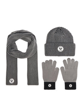 Roxy Roxy Σετ σκουφάκι, κασκόλ και γάντια WBEO-RX-SW346-004-AW26 Γκρι