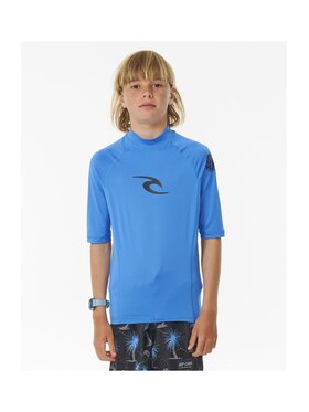 Rip Curl Rip Curl Koszulka do pływania Brand Wave Upf S/S-Boy Niebieski