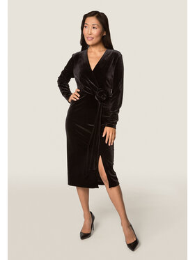 QUIOSQUE QUIOSQUE Šaty DRESS RIS Černá Regular Fit