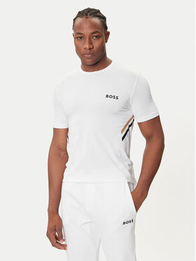 BOSS BOSS T-shirt Tech TOC 50543329 Bijela Slim Fit
