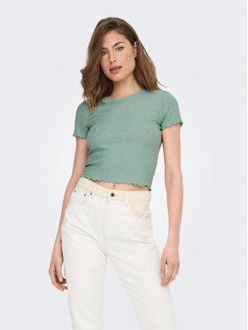 ONLY ONLY T-särk Emma 15201206 Roheline Regular Fit