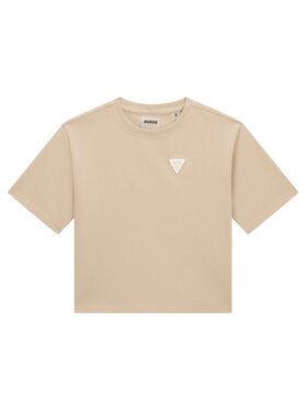 Guess Guess T-Shirt J6YI42 K5197 Beżowy Regular Fit