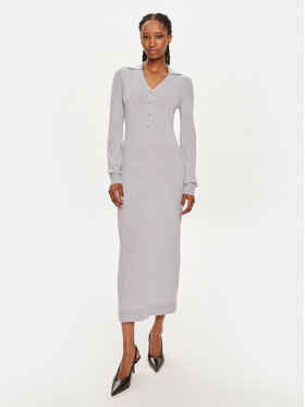 Calvin Klein Calvin Klein Трикотажна сукня K20K207219 Сірий Slim Fit