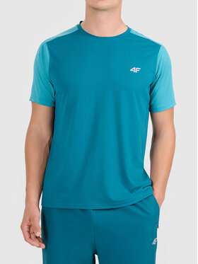 4F 4F T-Shirt 4FWAW26TFTSM2276-46S Zielony jasny Active Fit