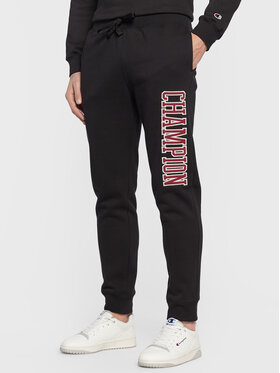 Champion Champion Pantalon jogging Heavy Fleece Bookstore Logo 217880 Noir Regular Fit