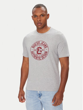 Guess Jeans Guess Jeans T-Shirt M5YI29 K8HM0 Szary Slim Fit