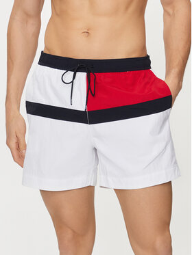 Tommy Hilfiger Tommy Hilfiger Шорти для плавання UM0UM03259 Білий Regular Fit