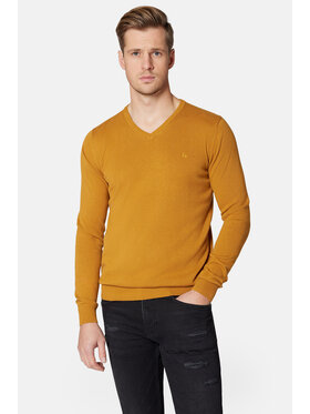 Lancerto Lancerto Sweter Lenny SW073223000040 Żółty Regular Fit
