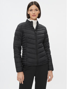 4F 4F Bunda pro přechodné období 4FAW23TDJAF224 Černá Slim Fit