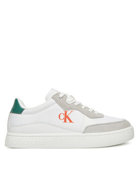 Calvin Klein Jeans Calvin Klein Jeans Sneakersy Classic Cupsole Mg Nylon Mix YM0YM01304 Biały