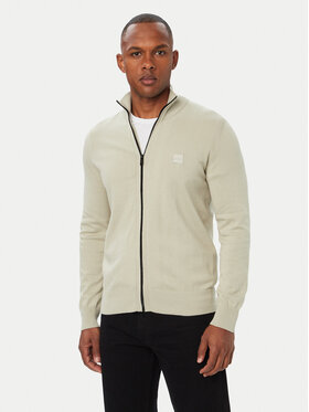 BOSS BOSS Kardiganas Kanozip_S 50543692 Smėlio Regular Fit