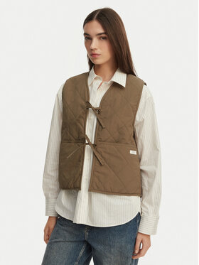 Element Element Безрукавка Hanten Sherpa W ELJJK00147 Зелений Relaxed Fit