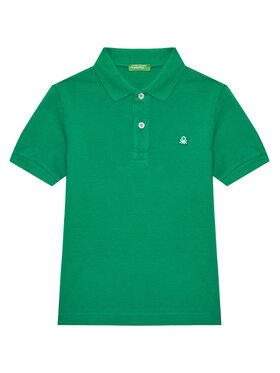United Colors Of Benetton United Colors Of Benetton Polo 3089C300Q Zelena Regular Fit
