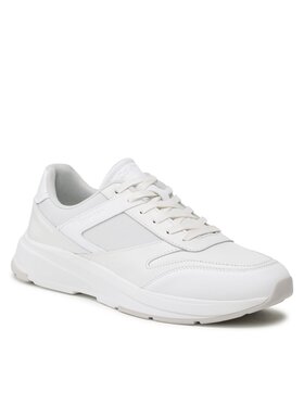 Calvin Klein Calvin Klein Sneakers Low Top Lace Up Mix HM0HM00901 Blanc
