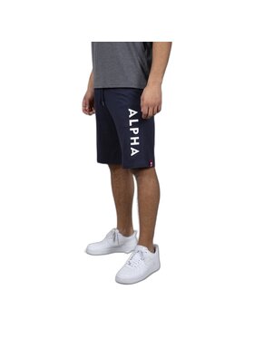 Alpha Industries Alpha Industries Bavlnené šortky AI.116366-07-XL Tmavomodrá Regular Fit