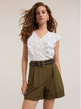 Motivi Motivi Blusa 2710Q001868N011 Bianco Regular Fit