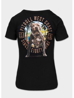 PITBULL PITBULL T-Shirt BEACH GIRL Czarny Regular Fit