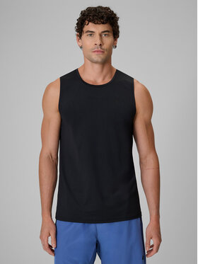 4F 4F Tank top active Czarny Regular Fit