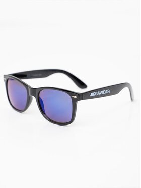 Jigga Wear Jigga Wear Okulary przeciwsłoneczne Klasyczne na wakacje lato urlop basen Czarny