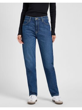 Lee Lee Jeansy CAROL Niebieski Straight Leg