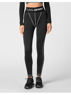 Plein Sport Plein Sport Legginsy 14231 Czarny Active Fit