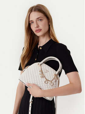 Guess Guess Дамска чанта Everlee HWEG86 79050 Екрю