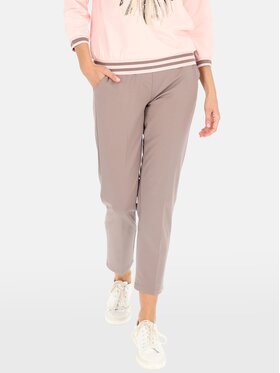 Perso Perso Spodnie damskie PTE242402F Brązowy Fitted Fit
