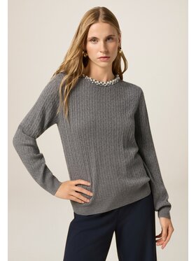 Oltre Oltre Maglione M330J005070N013 Grigio Regular Fit