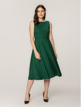 Willsoor Willsoor Sukienka koktajlowa 67609 Zielony A-Line Fit