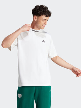 adidas adidas T-shirt HY1285 Blanc Loose Fit