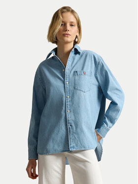 Polo Ralph Lauren Polo Ralph Lauren дънкова риза 211B17139001 Светлосин Oversize