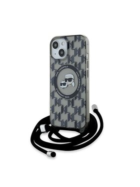 KARL LAGERFELD KARL LAGERFELD Etui na telefon Apple iPhone 15 Czarny
