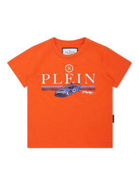 PHILIPP PLEIN PHILIPP PLEIN T-Shirt 28185 Pomarańczowy Regular Fit