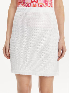 Luisa Spagnoli Luisa Spagnoli mini svārki Carapace 58326 Balts Regular Fit