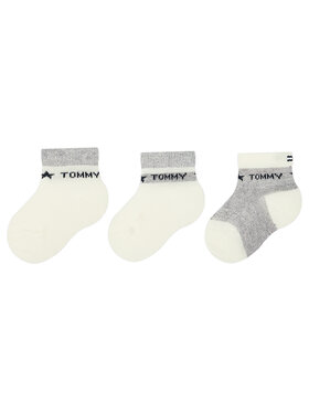 Tommy Hilfiger Tommy Hilfiger Zestaw 3 par wysokich skarpet dziecięcych 701222675 Kolorowy